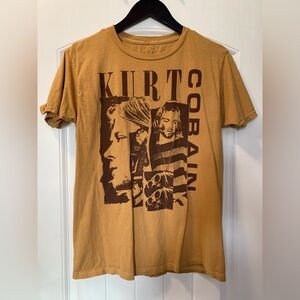 Graphic Print Women's T-Shirt - Brown